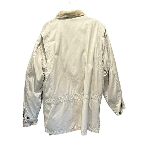 Vintage unisex Tan Utility Jacket barn coat chore coat - Picture 7 of 14